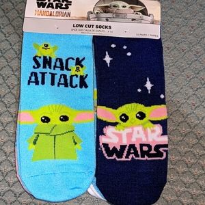 10 PAIR Star Wars Mandalorian Baby Yoda Low Cut Socks Size 4-10